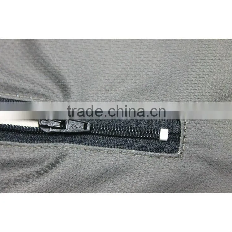 fashion clothing manufactuerers sublimated zipper collar polo shirt