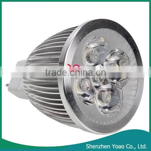 GU5.3 MR16 5x1W 12V 500LM 6000k White Light LED Sport Light