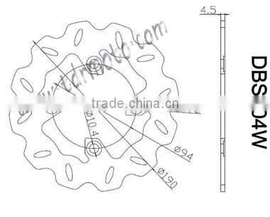 Hot Sale high performance brake disc rotors for dirt bike pit bike racing bike motorcycle