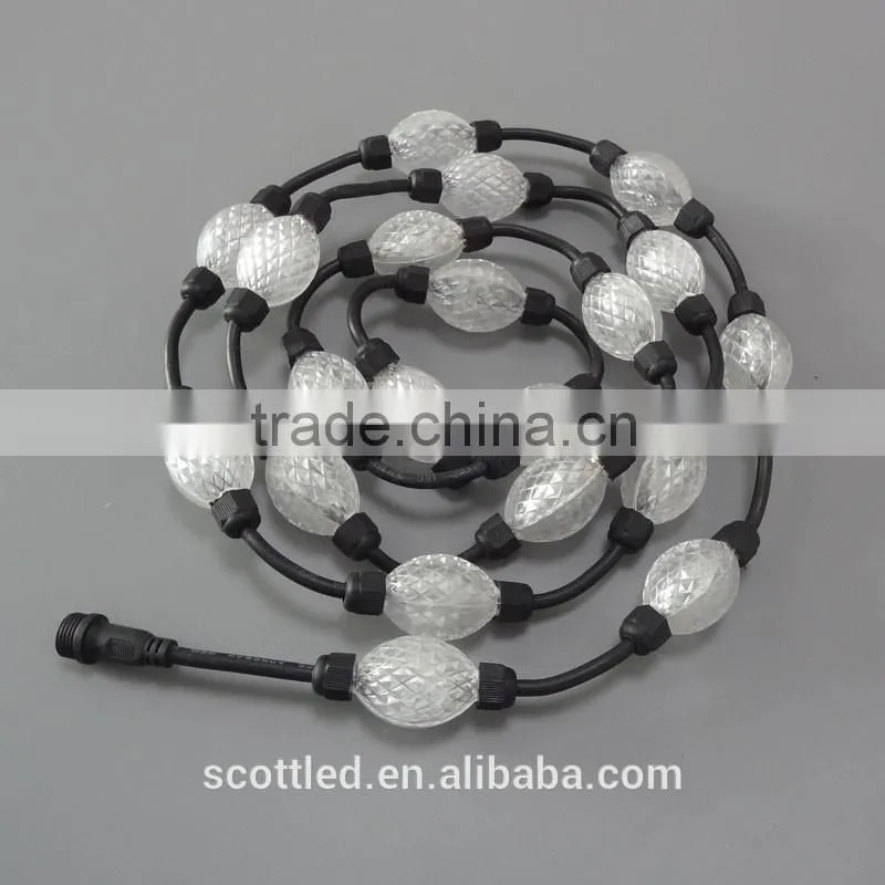 50mm crystal shell body 360 angle led ball light color changing led ball light