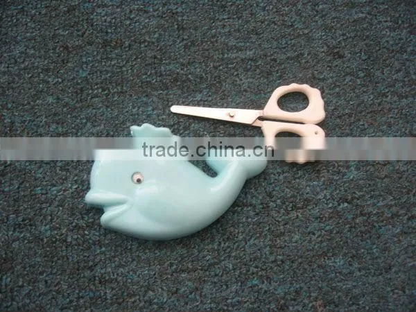 Plastic animal scissor with magnet/cartoon scissor