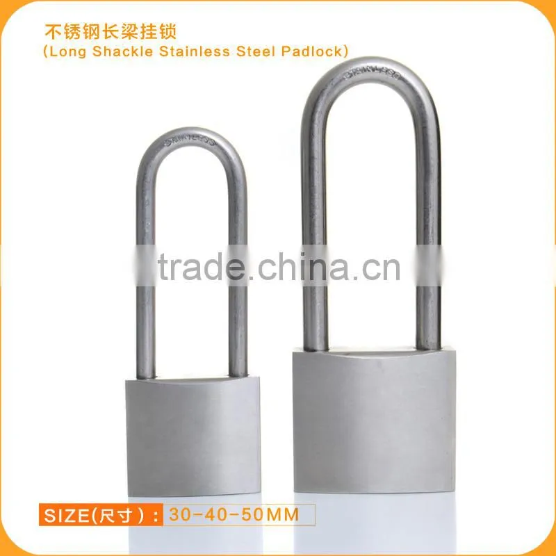 Long Shackle Stainless Steel Padlock