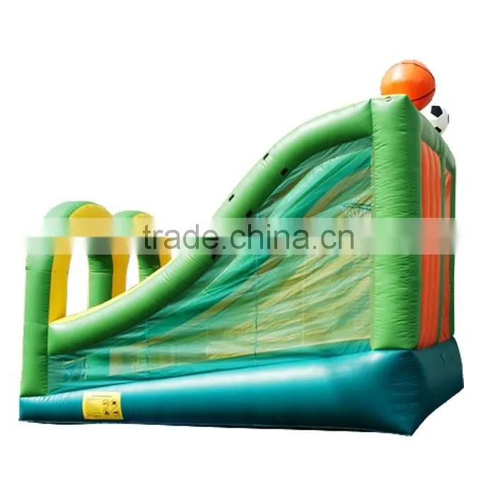 0.55mm pvc giant custom commercial used inflatable interactive adults and kids challenge sport game prices for sale