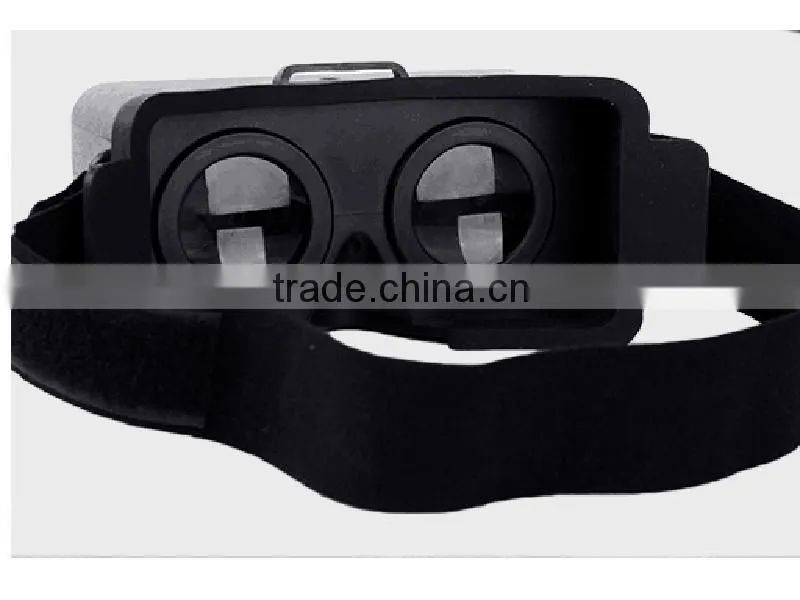 3D Virtual VR Reality Sex Mp4 Player Video Glasses For iPhone 5 5s 5c Cardboard Head Mount Plastic Virtual Reality 3D Glasses