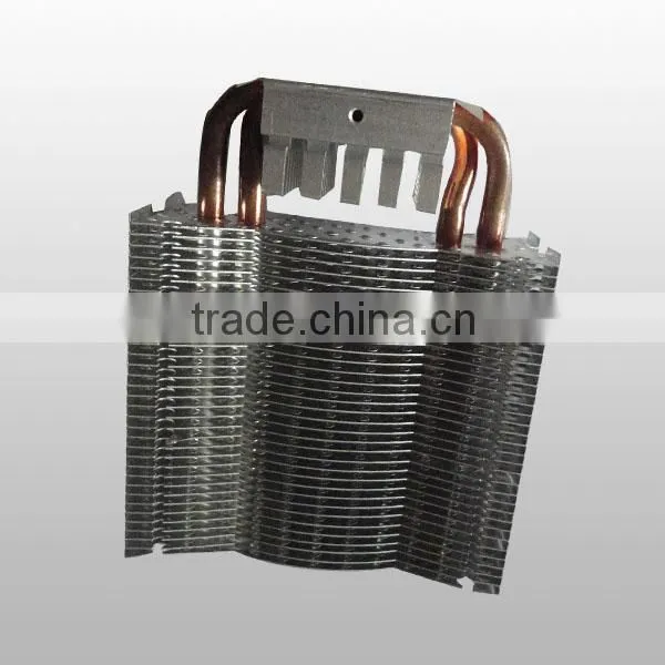 cpu heat sink with pipe