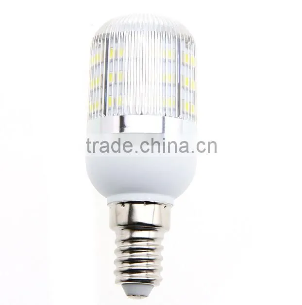 220V/110V E14/E27 2.5W 48 SMD3528 LED Corn Light Bulb Lamp with Cover White/Warm white Led