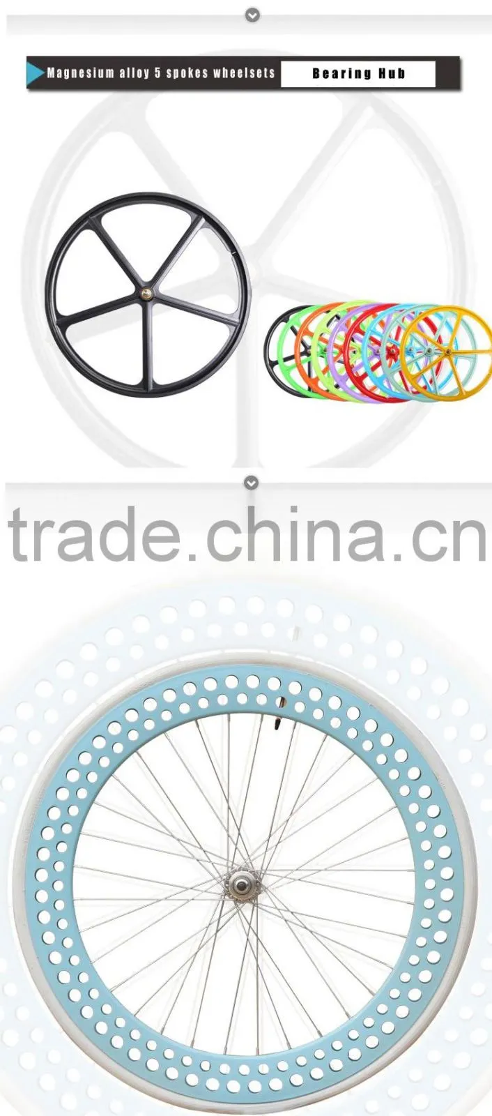 WORTHY fixie bike wheelset, fixie wheels, bike wheels with OEM service