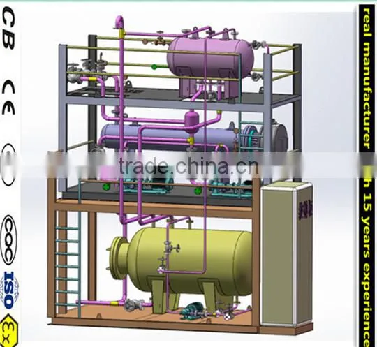 customized liquid chemical treatment horizontal heating system