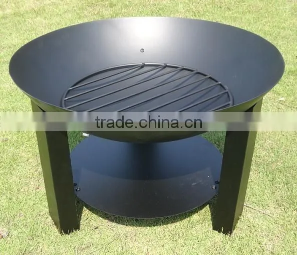 Round outdoor table firepit from China