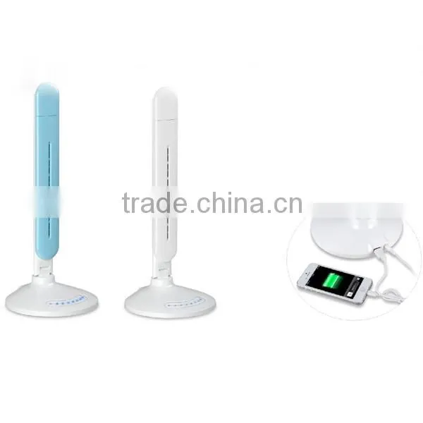 A5 Touch Led Eye Protection Table Lamp With Charging and Calendar Clock