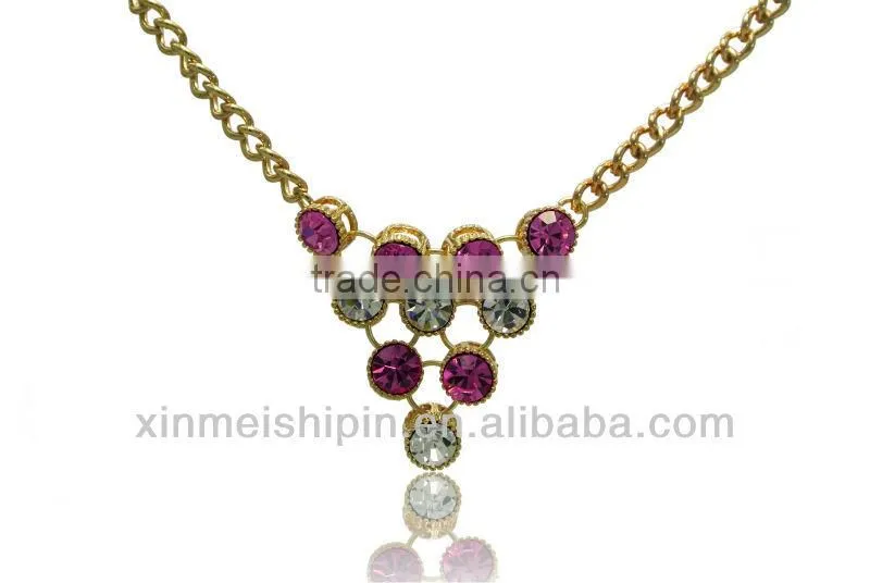 fashion jewelry necklace alloy material