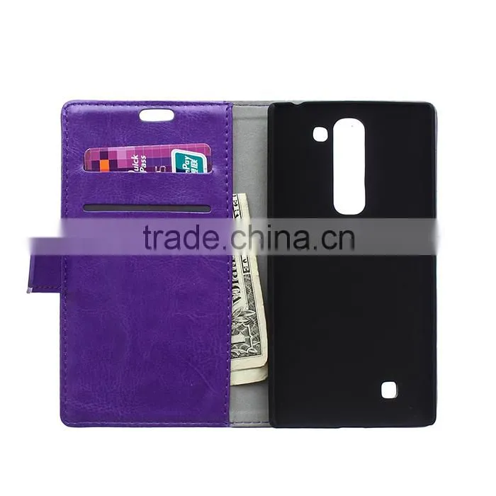 Wholesale Flip Cover Leather Case For LG AKA F520 ,For LG AKA F520 Book Cover Stand Case