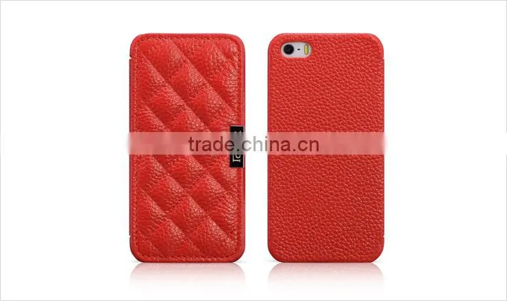 new leather folding wallet case for iphone 5