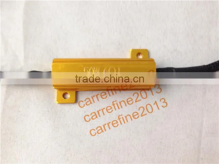 H9 led warning canceller socket 6R Error free canbus led resistor for Porsche 50W