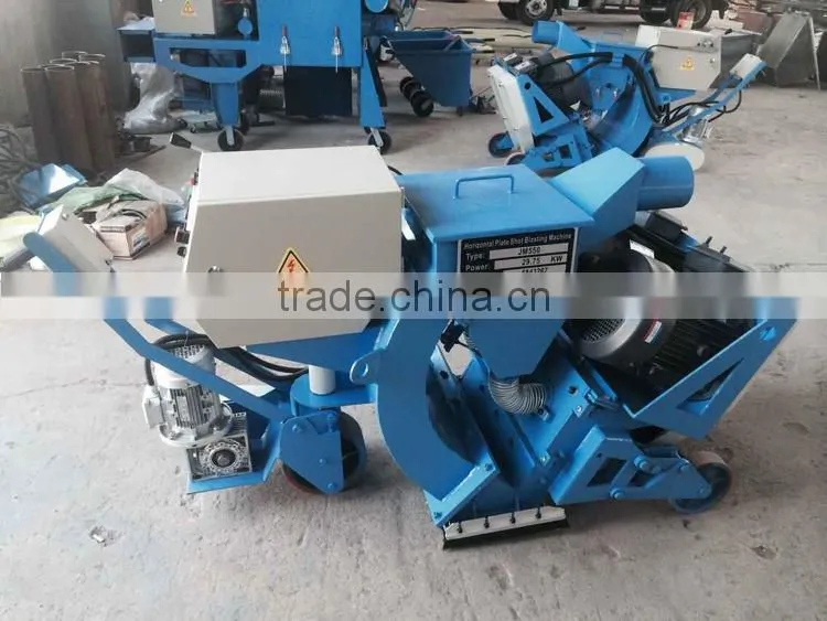 New electric cement/bridge/plate portable shot blast burnishing machine in abrator CE