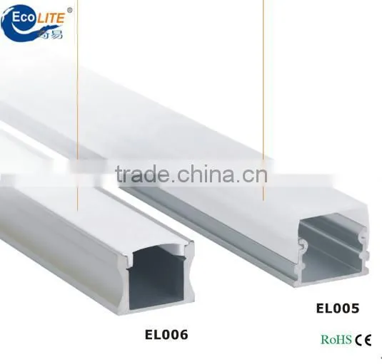 2015 wholesaler products pc cover frosted aluminium profile for kitchen cabinet