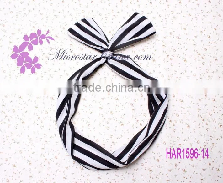 IN STOCK Girls Stretch Knot Rabbit Bow Headband Hairband Strip Headwear Wholesale