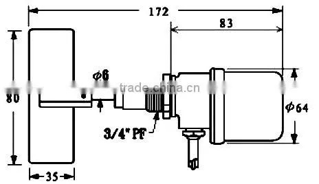 plastic level sensor