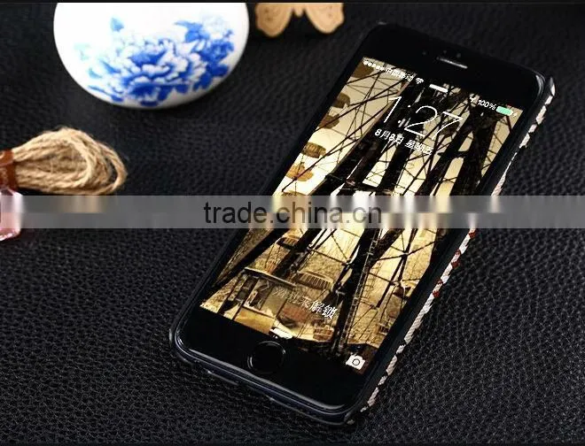 Shenzhen china factory wholesale cell phone leather case for iphone 6 leather case