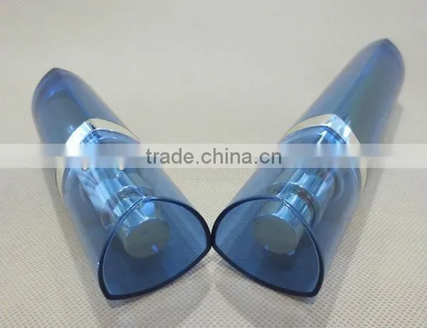 Triangular Empty Acrylic Cream Jar and Lotion Pump Bottle for Cosmetic Packaging
