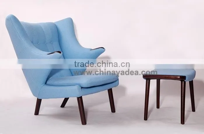 China factory supply designer furniture Hans wegner papa bear chair