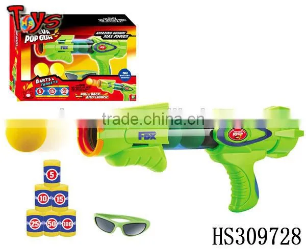 flashing and music electric soft bullet gun toy