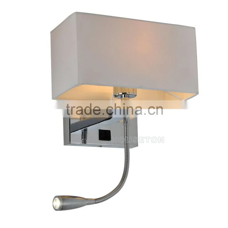 Square bedside hotel project reading lamp,hotel project reading lamp,reading lamp WL1046