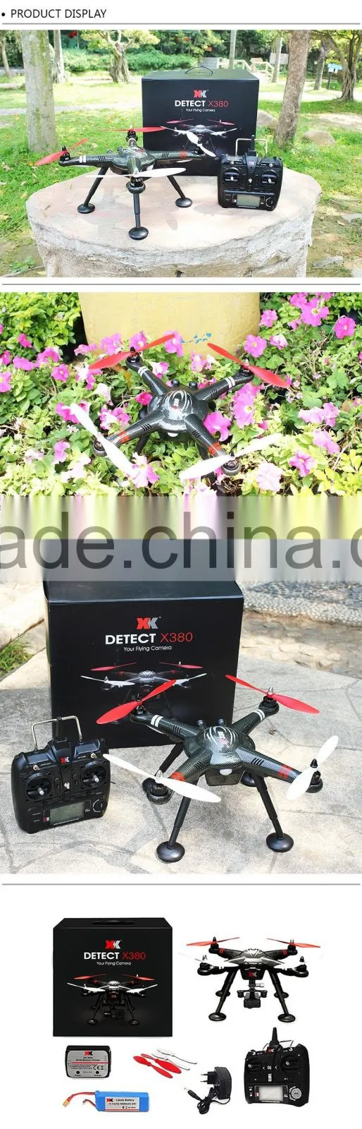 X380 professional drones with hd camera and gps