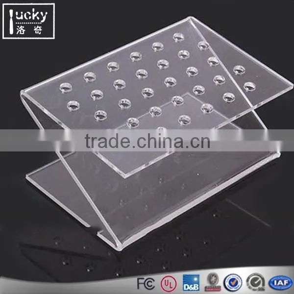 Wholesale Exhibition Case Acrylic Pen Holder Display Holder with Box