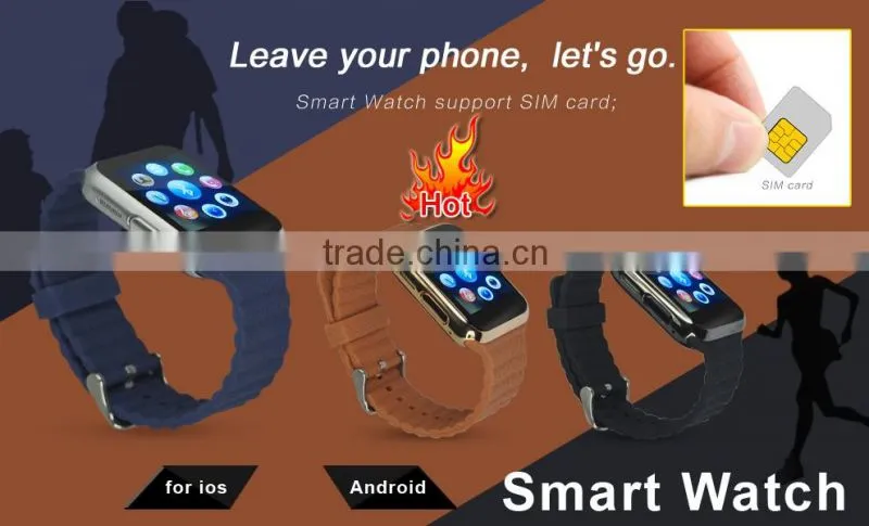 Bluetooth Smart Watch Mobile phone Android cellphone watch quad band wrist phone watch