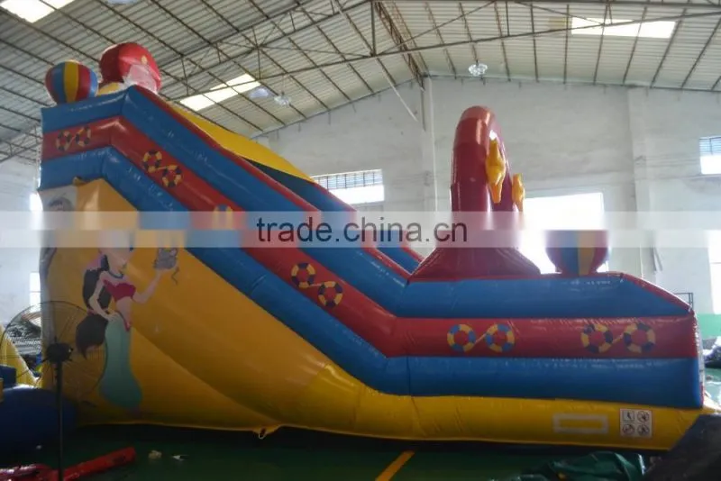 2016 Giant popular inflatable slide children slide for sale