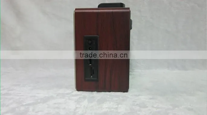 Hot vintage wood portable radio with mp3 player and speaker