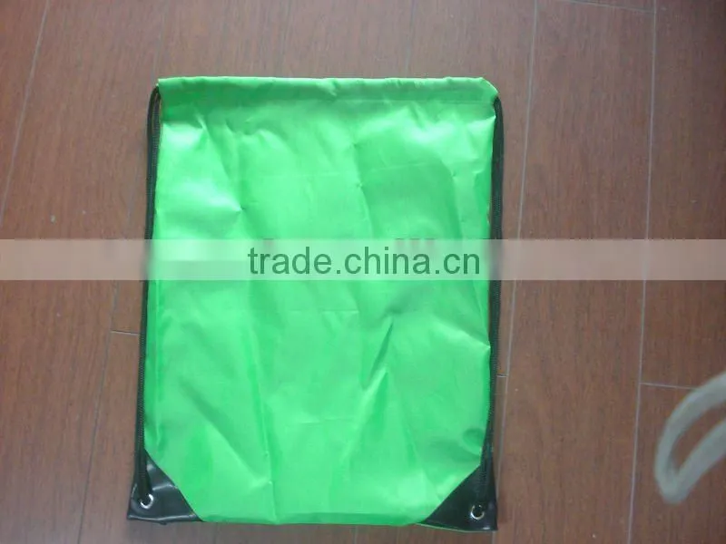 polyester drawstring bag with reflection stripe