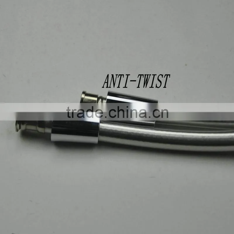 High quality imitated hansgrohe PVC silver grey Shower Hose