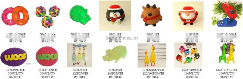 Popular Soft Little Pet Shop Rubber Pet Christmas Toy & Pets Supplies