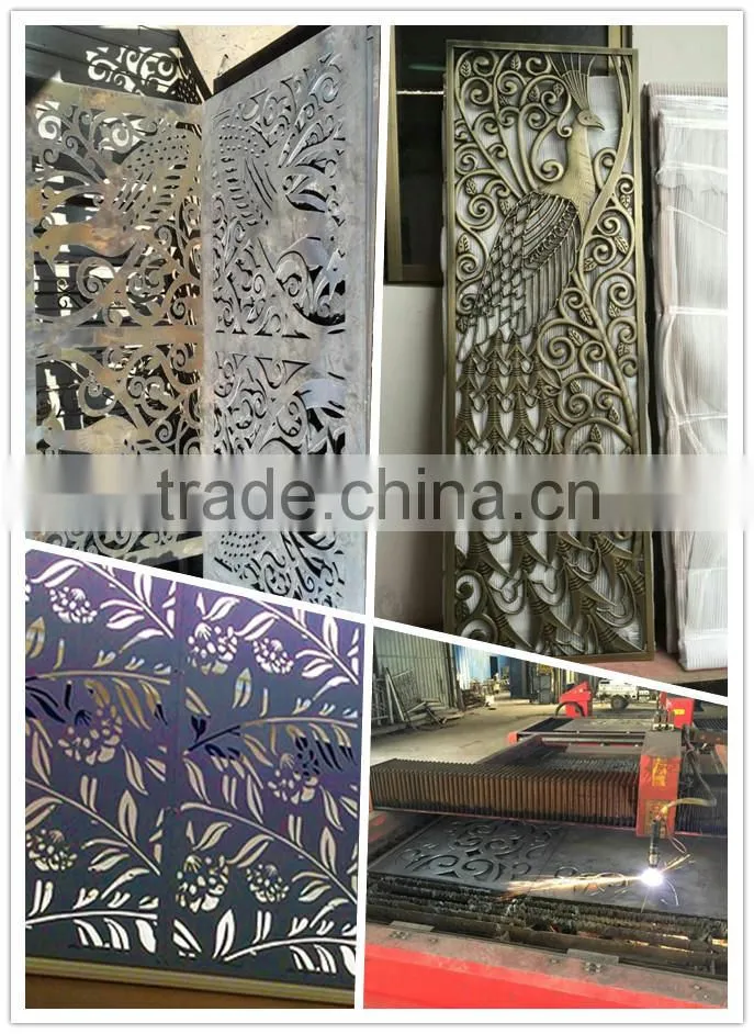 laser cut decorative Aluminum Perforated Wall Panel for Facade