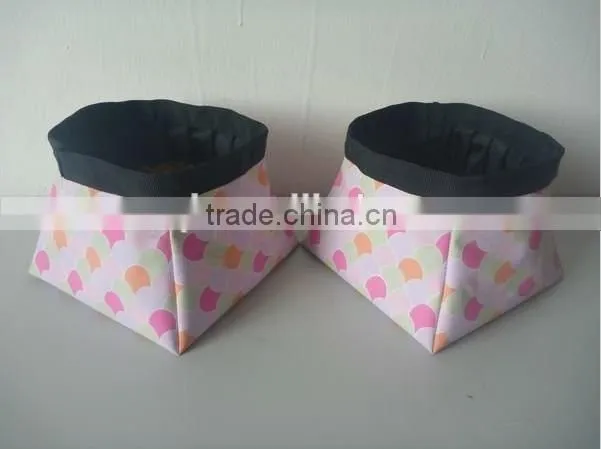 Hot selling travel pet bowls,folding water bowls,collapsible dog bowl