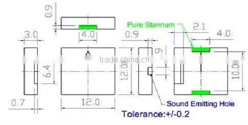 4KHz SMD Piezo Buzzer