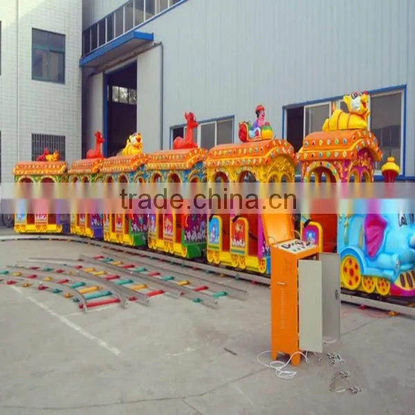 animal toys design amusement park equipment mini electric elephant train ride for kids