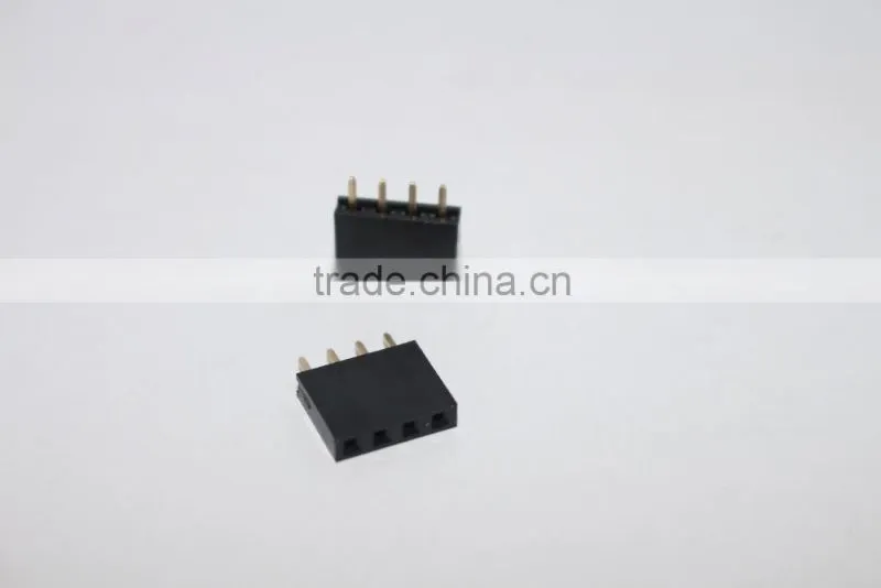 2.0mm single row straight Female header 4 pin
