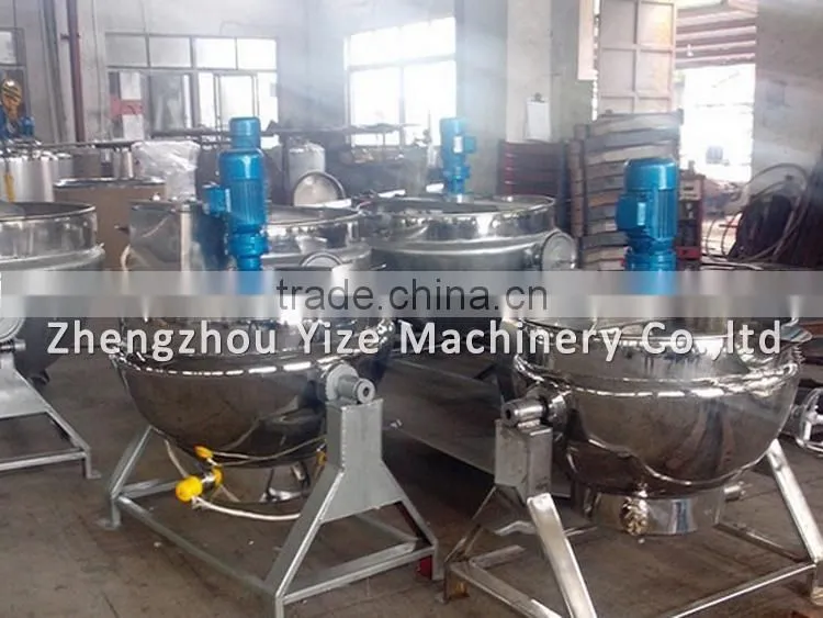 Commercial electric cooking pot / sugar cooking jacketed kettle for sale