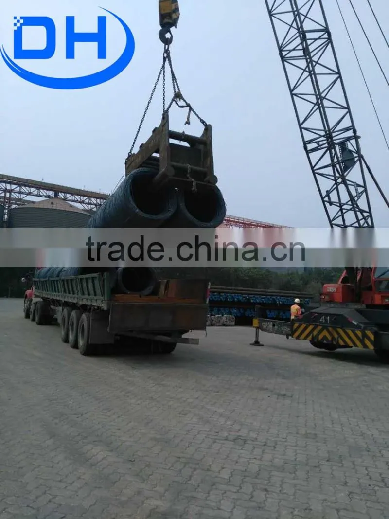 6.5mm 8mm 10mm 12mm SAE 1008 Coils Steel Wire Rod in China tangshan