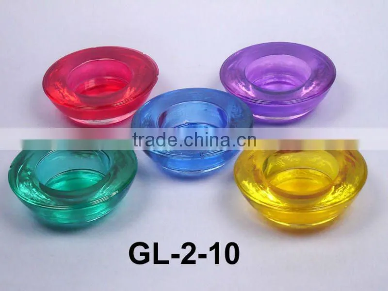 round glass candle holder for multi-use