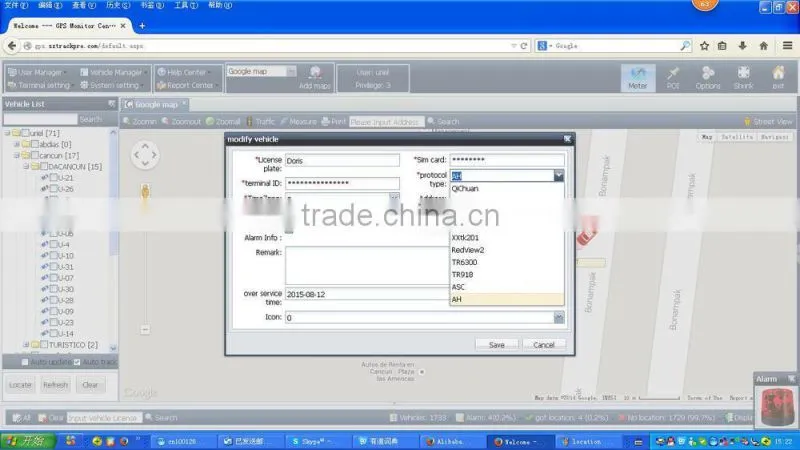 automobiles & motorcycles tracking software for meitrack coban xexun topten oneralarm gps tracker