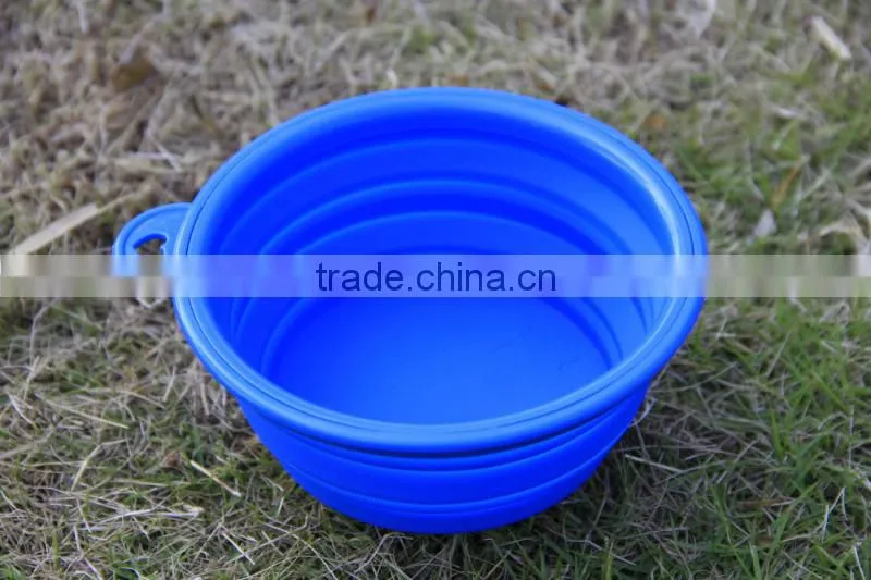 silicone Dog Cat Pet Feeding Bowl /folding water bowl from Rifull factroy