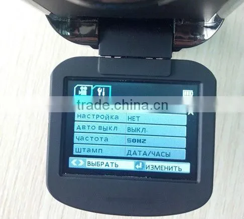 Car DVR F8000 Full HD real 1080 30fps 2.0" LCD CMOS Ambarella 5.0MP Car Camera Camcorder 120 Degree HDMI Russian