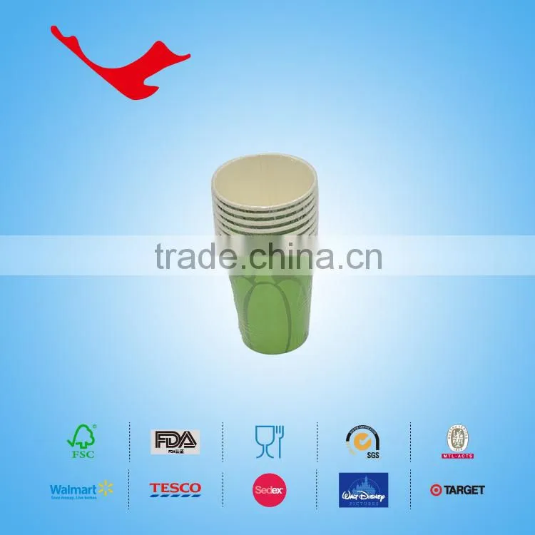 Fancy paper products 9oz(low) PE Coated Disposable design your own paper cups for Halloweens