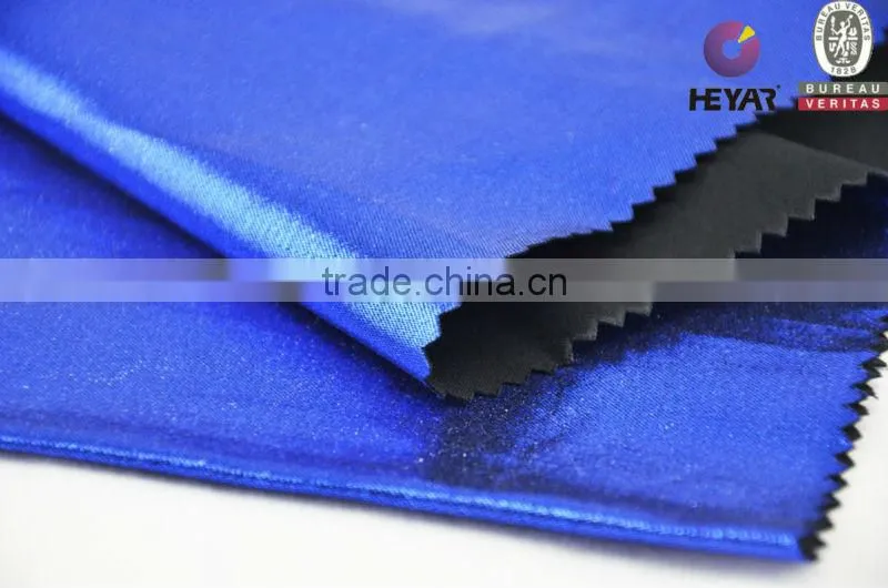 Shimmer Metallic Coating Metallic Poplin Fabric