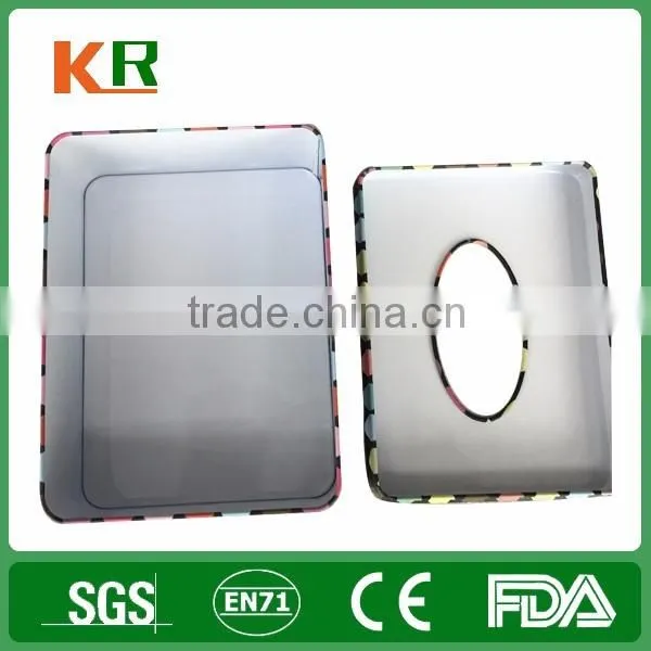 High quality and NEW deisgn custom tin tissue box/case, napkin holder