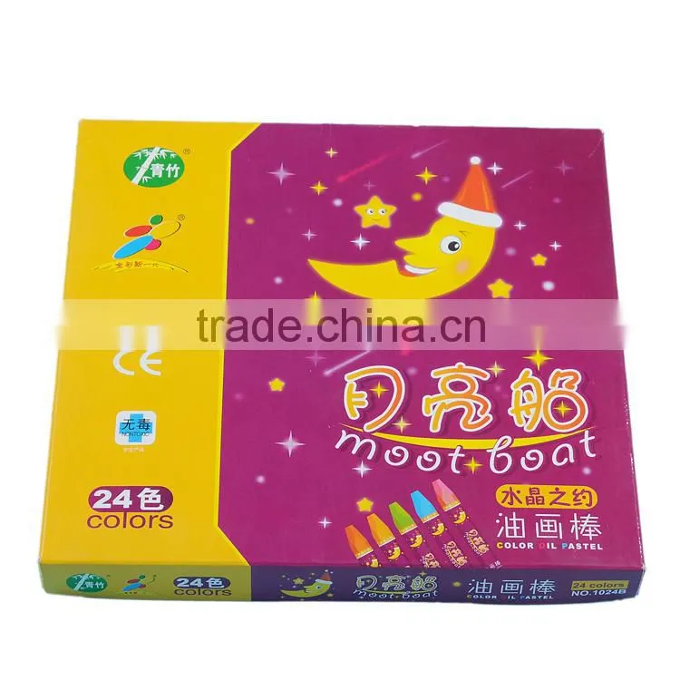 High Quality Chinjoo Artist Crayons Paint Set 24 Color Oil Paster Paint For kids Wholesale